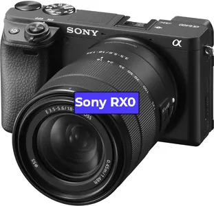 Ремонт фотоаппарата Sony RX0 в Москве